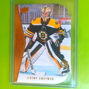 Jeremy Swayman Boston Bruins Goalie Rookie Card Insert RDT-7 2021/22